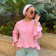 Sunbeam Top Baby Pink - casual pose