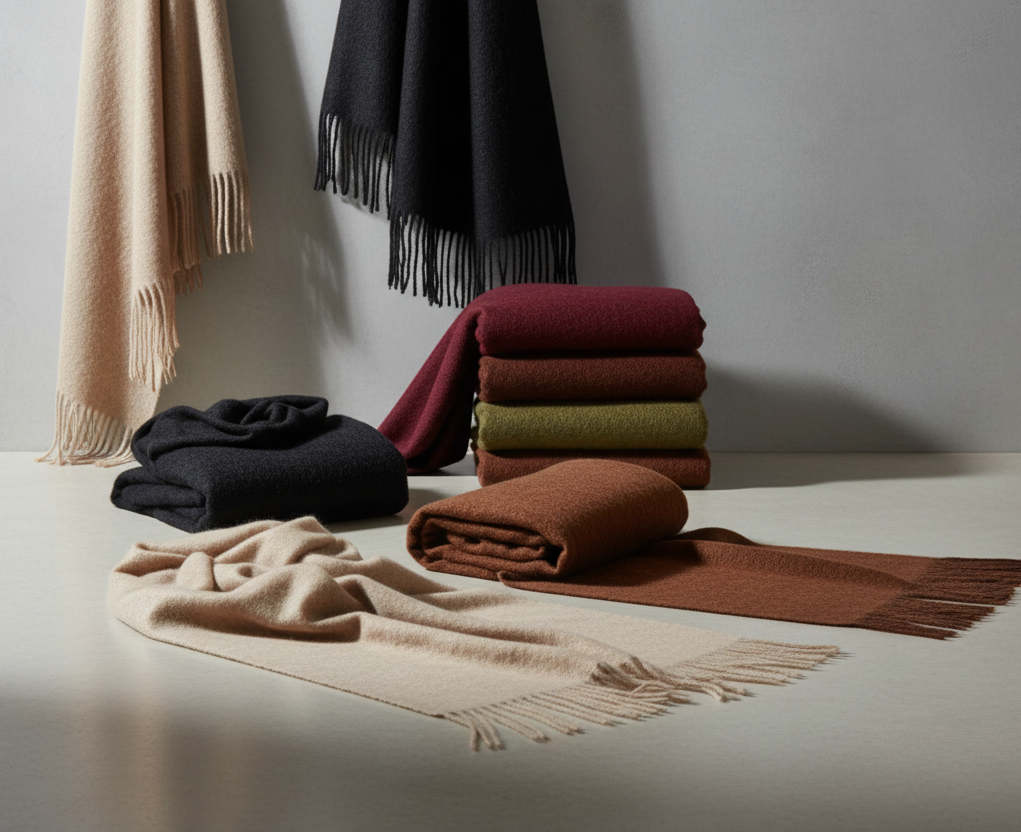 Luxury Mohair Shawls Collection Banner